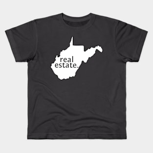 West Virginia State Real Estate Kids T-Shirt